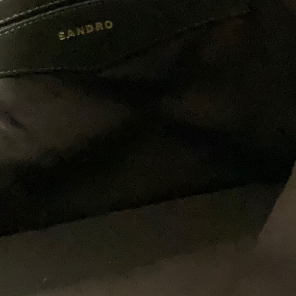 Sandro Tan and Brown Suede leather Hobo Bag - Picture 6 of 8